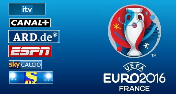 UEFA Euro 2016 TV Channels Broadcasting Worldwide